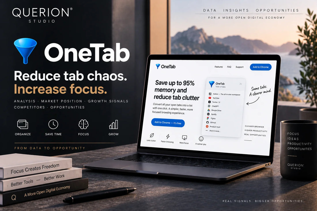 OneTab Analysis: Browser Tab Management, Privacy & Market Signals