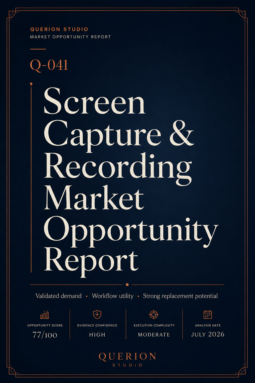 Browser Screenshot & Recording Market Opportunity Report