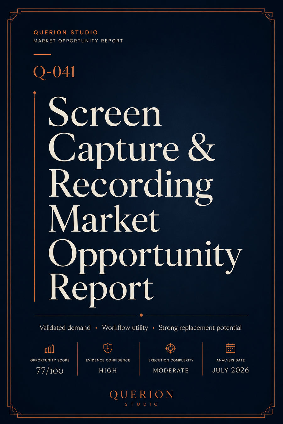 Browser Screenshot & Recording Market Opportunity Report