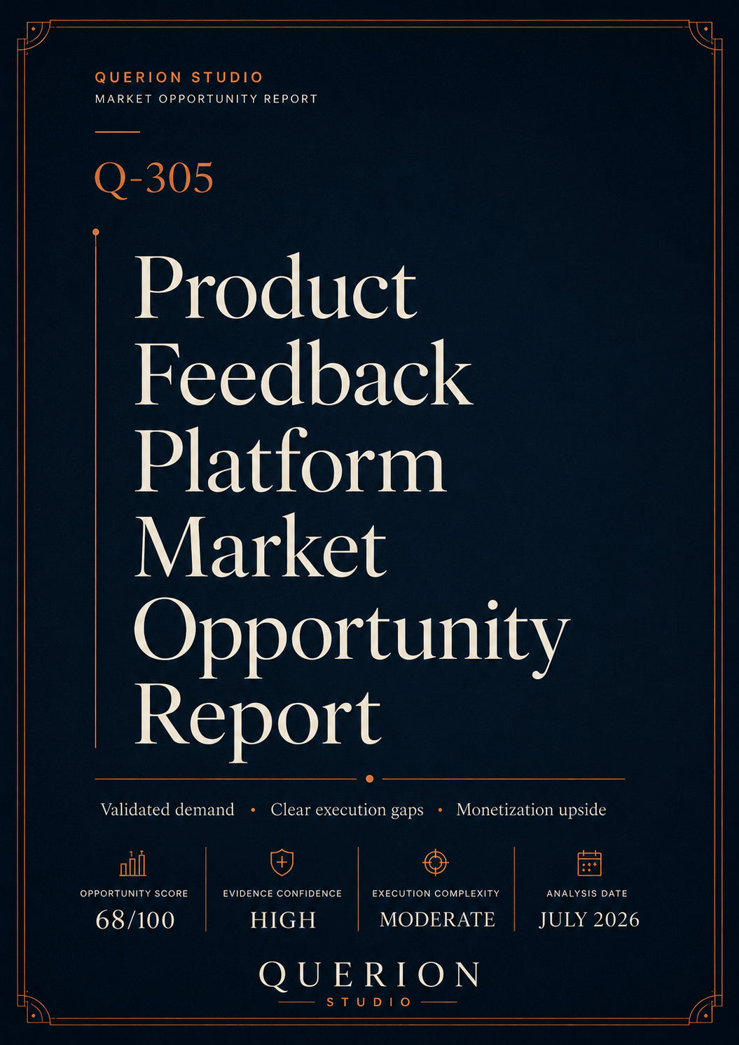 Product Feedback Platform Market Opportunity Report